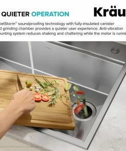 Best Sale 🧨 Kraus USA, Inc. WasteMate Continuous Feed Garbage Disposal With 1 HP Motor For Kitchen Sink 👏 -Moen - shop ed5191af028fbbc1 5929 w800 h800 b0 p0