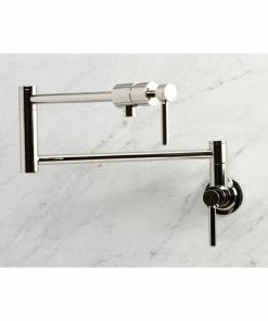 Best Pirce ✔️ Kingston Brass KS4106DL Concord Wall Mount Pot Filler, Polished Nickel 🛒 -Moen - shop ff010e16013a5806 0530 w800 h800 b0 p0