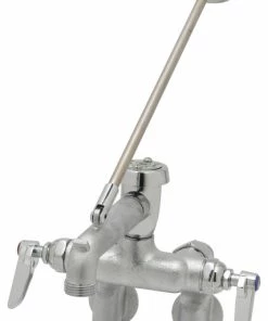 Discount 🧨 T And S Brass B-0667-RGH Wall Mounted Service Sink Faucet - Chrome 🛒