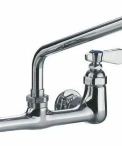 New 😀 Whitehaus Collection Heavy Duty Wall Mount Utility Faucet With An Extended Swivel Spout ✔️