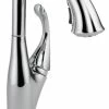 Best Sale 😍 Delta Faucet Delta Addison Single Handle Pull-Down Bar/Prep Faucet, Chrome, 9992-DST 👍 -Moen - shop home design 154