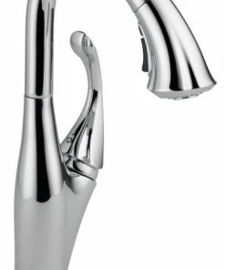 Best Sale 😍 Delta Faucet Delta Addison Single Handle Pull-Down Bar/Prep Faucet, Chrome, 9992-DST 👍