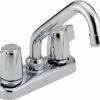 Promo 🎉 Delta Faucet Delta Classic Two Handle Laundry Faucet, Chrome, 2133LF ❤️