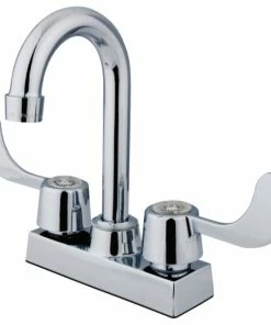 Promo 😀 Kingston Brass Bar Faucet, Polished Chrome 😍
