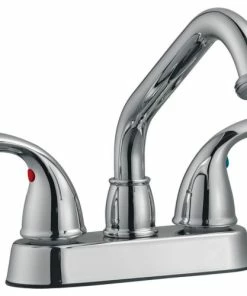 Brand new 🥰 Design House 525139 Ashland 2.4 GPM Deck Mounted Double Handle - Polished 🧨