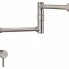Promo 🧨 Pfister GT533-PF Lita 3 GPM Wall Mounted 1 Hole Pot Filler Faucet - Stainless 🛒