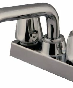 Best reviews of 🔥 Kingston Brass KF461 4 GPM Deck Mounted Double Handle Laundry - Polished Chrome ⭐