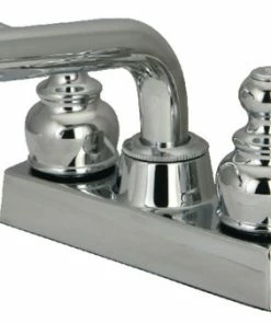 Best Sale 😀 Kingston Brass 2-Handle Laundry Faucet, Polished Chrome ⌛