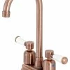 Outlet 😍 Kingston Brass Paris Bar Prep Faucets With Antique Copper Finish KB849DPLAC 💯