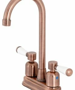 Outlet 😍 Kingston Brass Paris Bar Prep Faucets With Antique Copper Finish KB849DPLAC 💯
