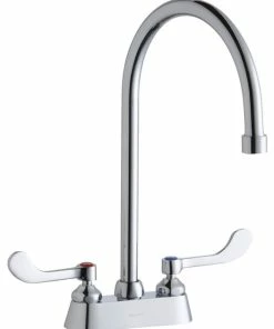 Buy 🥰 Elkay 4" Centerset With Exposed Deck Faucet And 8" Gooseneck Spout 😉