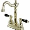Discount ✔️ Kingston Brass KB1492PKL 4" Centerset Bar Faucet, PB 🔔