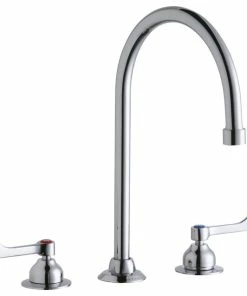 Outlet 😉 Elkay 8" Centerset With Concealed Deck Faucet And 8" Gooseneck Spout 🎉