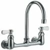 Cheapest 🎉 Whitehaus Collection Heavy Duty Wall Mount Utility Faucet With A Gooseneck Swivel Spout 🎁