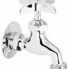 Flash Sale 🥰 Elkay Commercial Service/ Utility 1 Hole Wall Mount Faucet With Hose End, Chrome 🔔