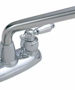Best deal ❤️ Symmons S-249-LAM Symmetrix 2.2 GPM Deck Mounted Double Handle - Polished 🛒