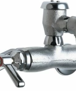 Discount 🎉 Chicago Faucets 305-VBR Wall Mounted Service Sink Faucet - Rough Chrome 👏