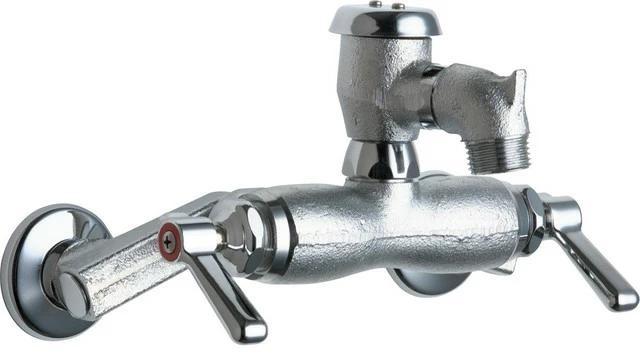 Discount π Chicago Faucets 305-VBR Wall Mounted Service Sink Faucet - Rough Chrome π 3 Discount π Chicago Faucets 305-VBR Wall Mounted Service Sink Faucet - Rough Chrome π