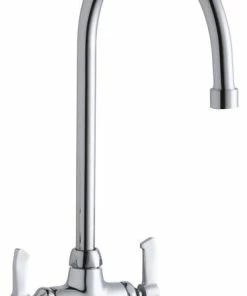 Top 10 ⌛ Elkay 1 Hole With Concealed Deck Faucet With 8" Gooseneck Spout 2" Lever Handles 💯