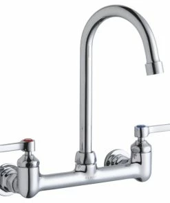 Best reviews of 🛒 Elkay Scrub/Handwash 8" Centerset Faucet W/5" Gooseneck Spout 1/2in Inlet ✨
