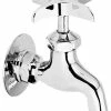 Budget 👍 Elkay Commercial Service/ Utility 1 Hole Wall Mount Faucet, Plain End, Chrome ✨ -Moen - shop home design 268
