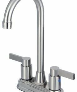 Brand new 🧨 Kingston Brass KB849.NDL NuvoFusion 1.8 GPM Standard Bar Faucet - Brushed ⭐