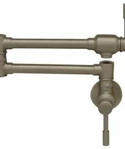 Budget ⌛ Whitehaus Collection Whitehaus WHST10003-005SK-BSS Solid Stainless Steel Wall Mount Pot Filler 💯