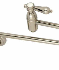 Cheapest 🧨 Kingston Brass Pot Filler Faucets With Polished Nickel Finish KS3106BAL 😉