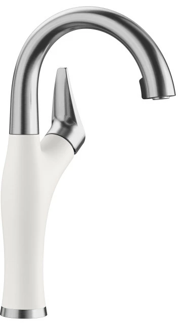 Brand new 𧨠Blanco Artona Bar 1.5 GPM In PVD Steel/White π 3 Brand new 𧨠Blanco Artona Bar 1.5 GPM In PVD Steel/White π