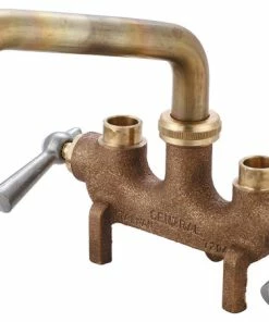 Hot Sale 🌟 Central Brass 80466 Two Handle Laundry Faucet - Rough Brass 🌟