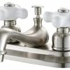 Hot Sale ✨ Hardware House Two Handle Lavatory Faucet, Satin Nickel 🔔