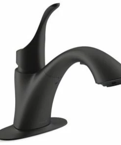 Best Sale 🧨 Kohler Simplice 4.0GPM Laundry Faucet, Matte Black 🧨