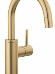 Best deal 🌟 Delta Faucet Delta 1930-DST Contemporary Round 1.5 GPM Cold Only Water - Champagne Bronze ⭐