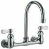 Outlet ⌛ Whitehaus Collection Heavy Duty Wall Mount Utility Faucet With Gooseneck Swivel Spout 😍