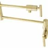 Wholesale ❤️ Kingston Brass KS4102CML Manhattan Wall Mount Pot Filler, Polished Brass 😍