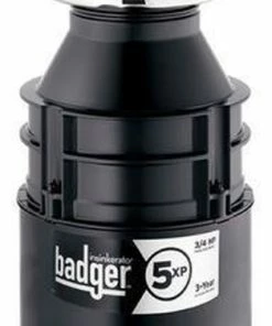 Hot Sale 🔥 In-Sink-Erator InSinkErator BADGER 5XP Continuous Feed Food Waste Garbage Disposal, 3/4 HP 👏