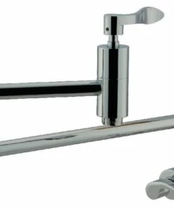 Best deal 💯 Kingston Brass KS810.DFL NuWave 3.8 GPM Wall Mounted Double - Polished Chrome ✔️